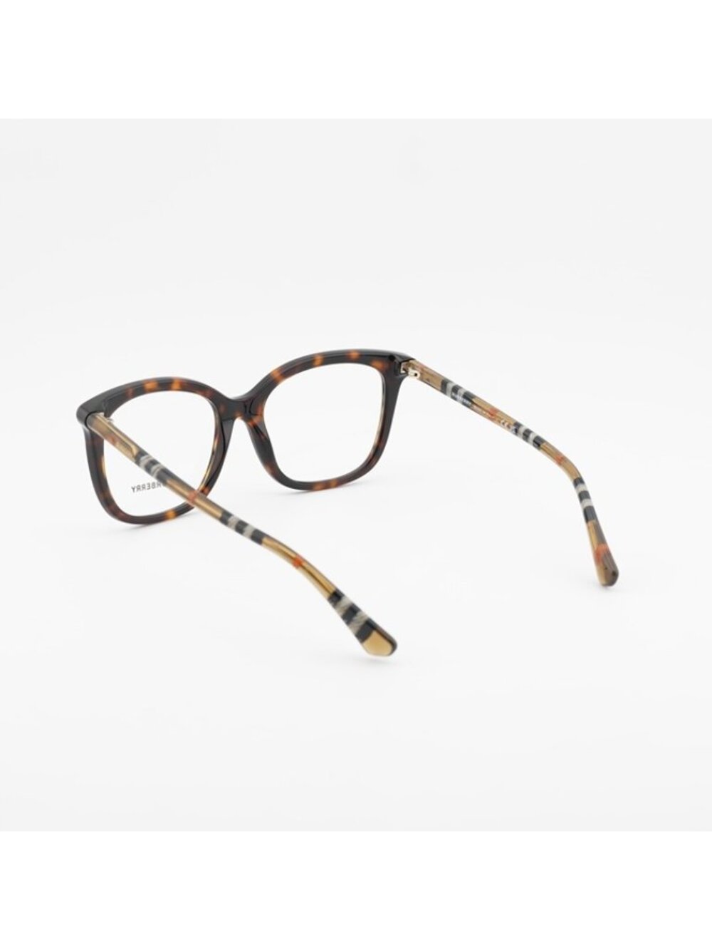 Burberry BE2430 4216 Women Eyeglasses Havana / Check Brown 53mm Square Frame - Picture 4 of 11